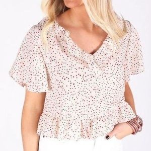 Open-Back Cropped Blouse